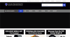 Desktop Screenshot of clubprosperity.com